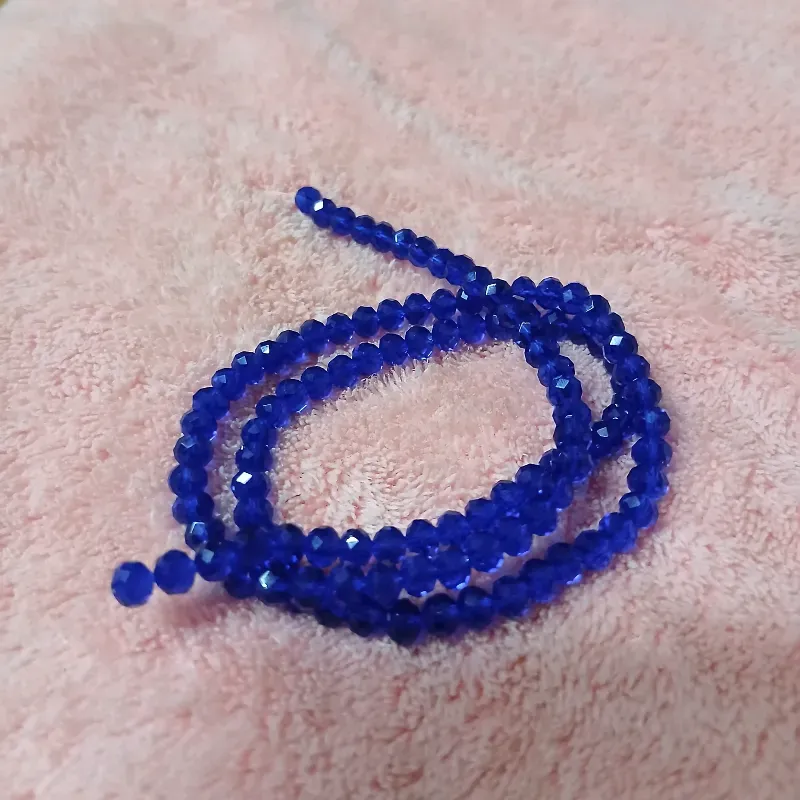 Swaroskis tira 4 mm azul rey