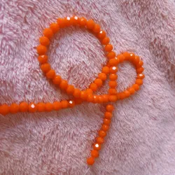 Swaroskis tira 4 mm naranja