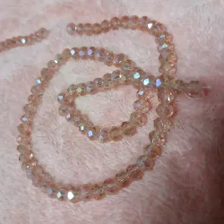 Swaroskis tira 6 mm rosa claro transparente