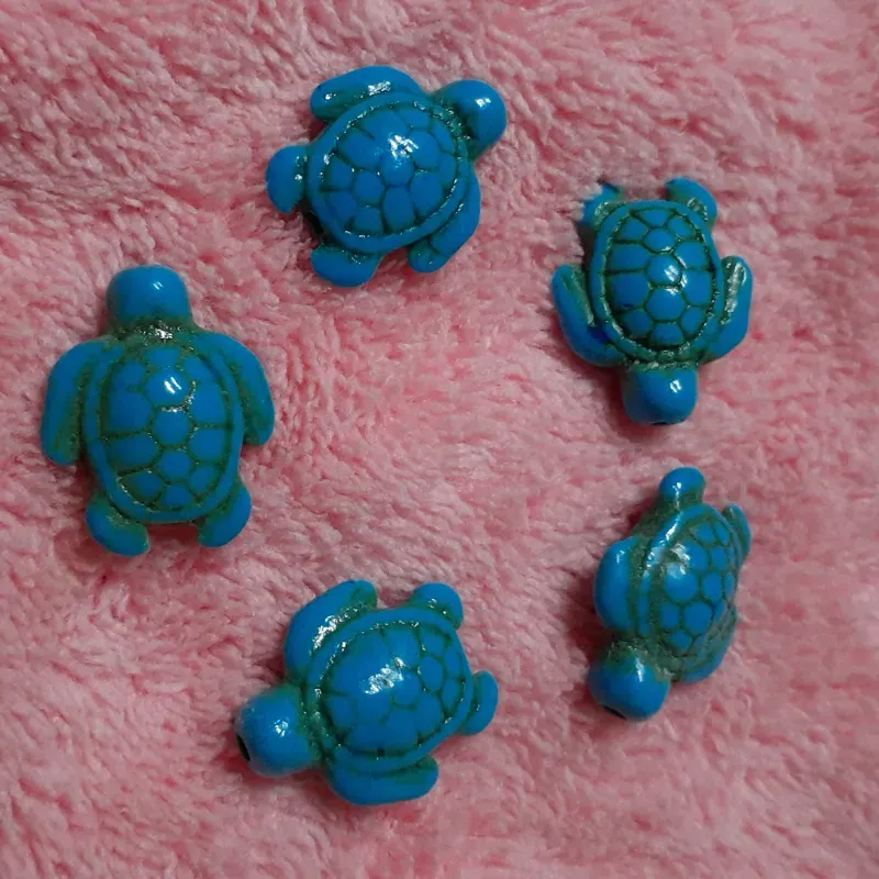 Tortuga turquesa azul