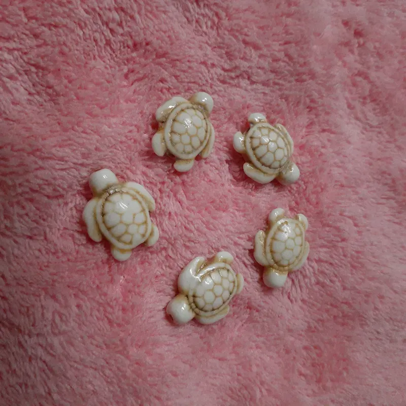 Tortugas turquesa blancas
