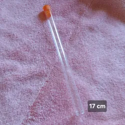 Tubo plastificado 17 cm (Para agujas)