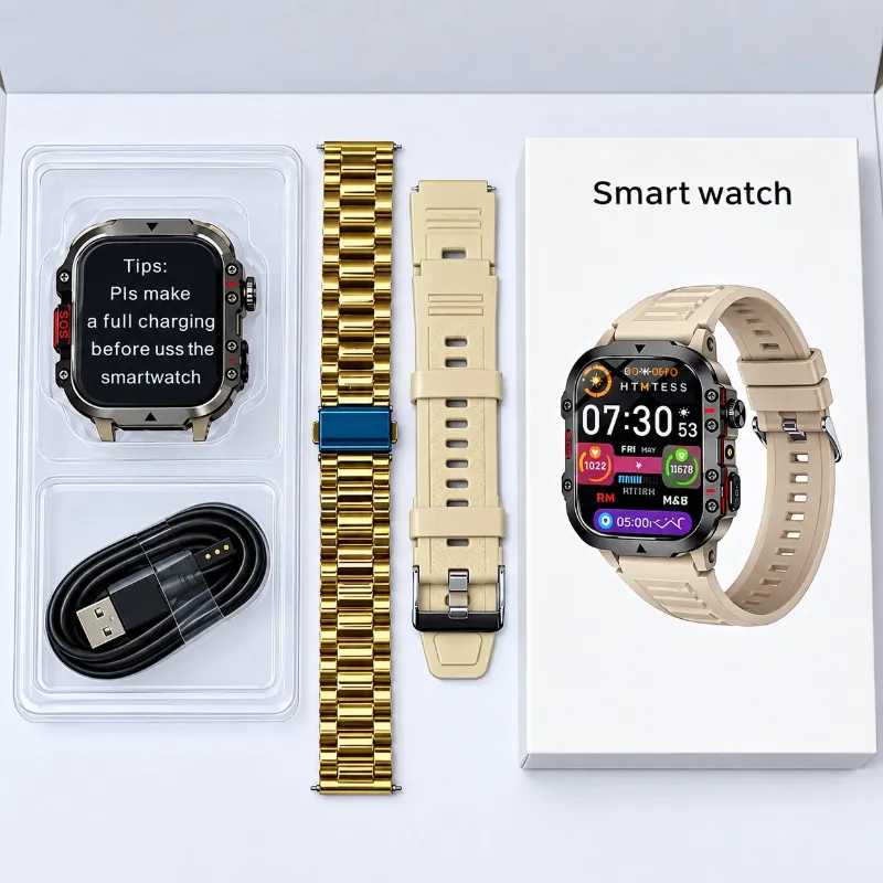 Smartwatch Deportivo Multifunción con 2 Correas
