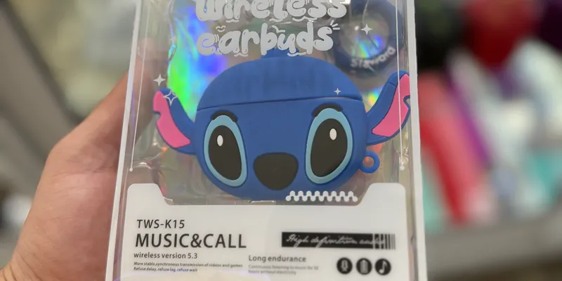 Audífonos, inalámbricos de Stitch