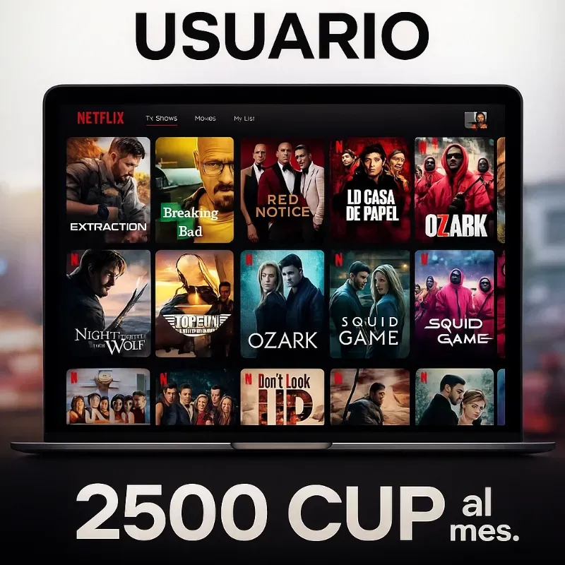 CUENTA PREMIUM 4K NETFLIX SIN ANUNCIOS 