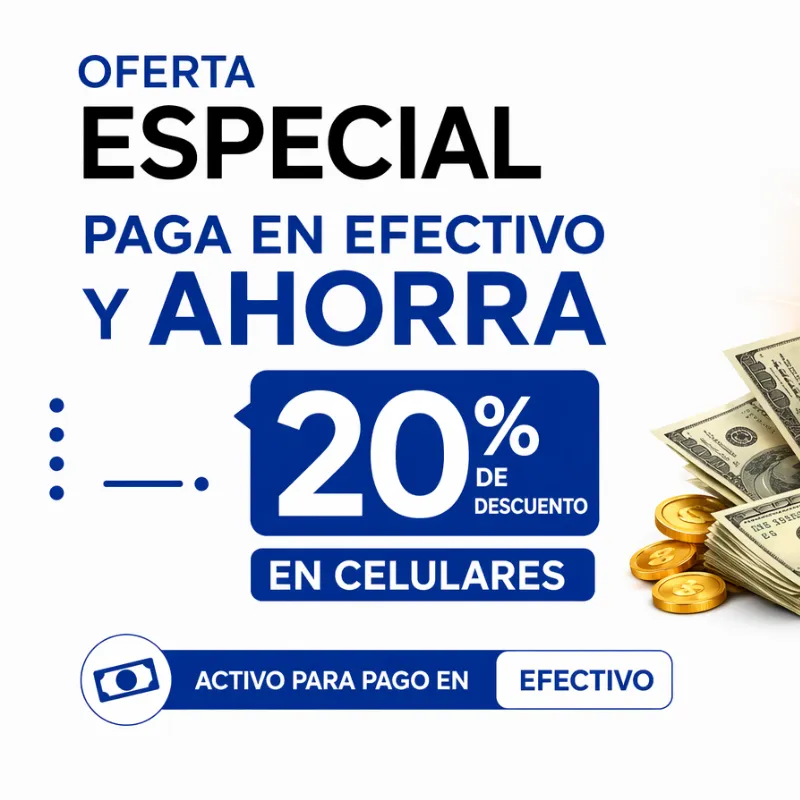 Rebaja del 20% aplicada a todos nuestros productos