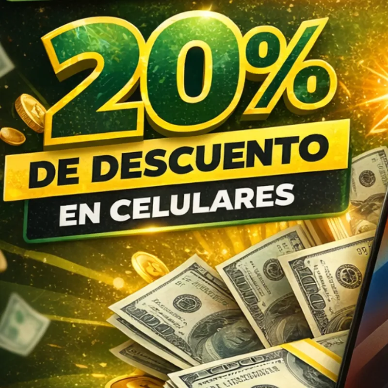 Rebaja del 20% aplicada a todos nuestros productos