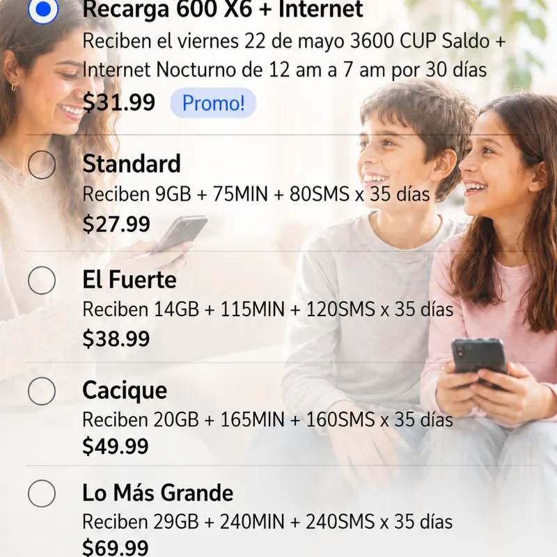 RECARGA INTERNACIONAL