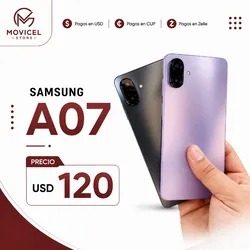Samsung A07 ✅ 120 $ USD ✅