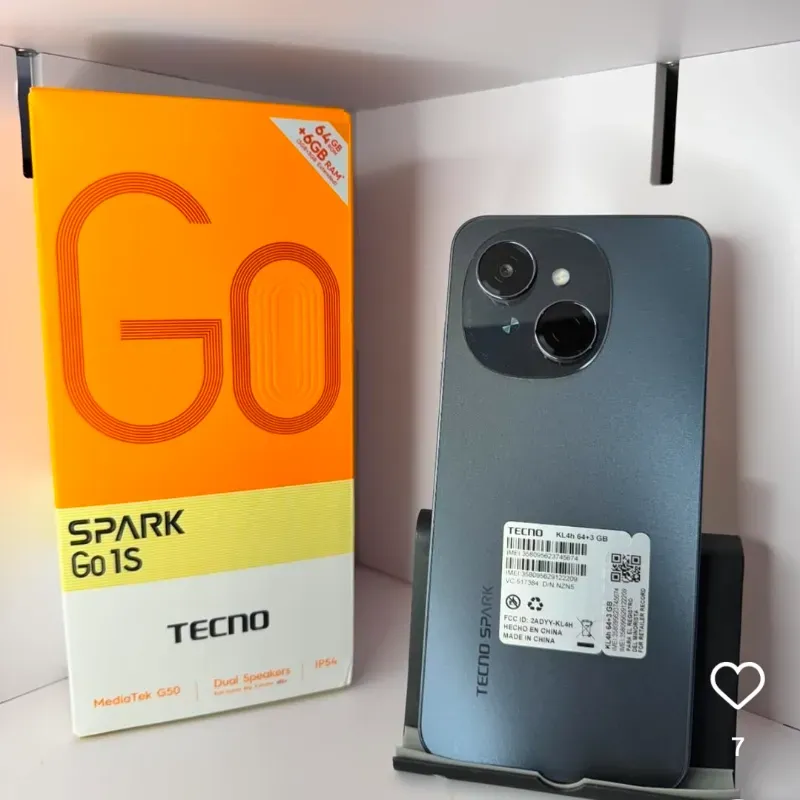 TECNO GO1 S    [3+3 RAM / 64 GB Almacenamiento]