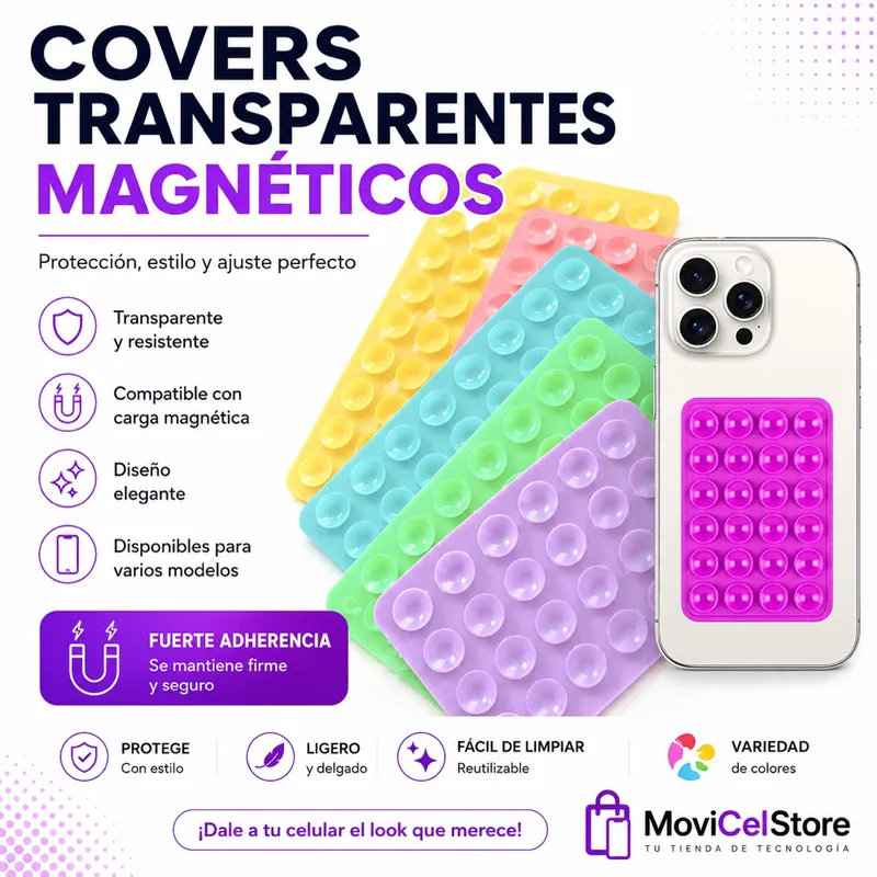Ventosa de Silicona para Celulares 