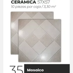 Losas Cerámica Mosaico