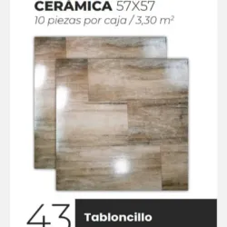 Losas ceramica Tabloncillo