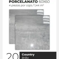 Losas Porcelanato Brillo Country 
