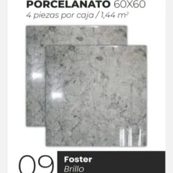 Losas Porcelanato Brillo Foster 