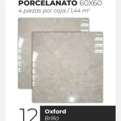 Losas Porcelanato Brillo Oxford