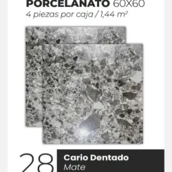 Losas Porcelanato Mate Cario Dentado
