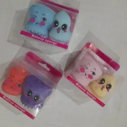 Dúo de esponja y pulpo facial