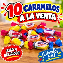 10 caramelos