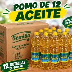 Caja de aceite 12 pomos 900ml