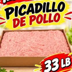 Caja de picadillo de pollo 33 lb