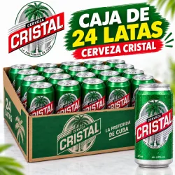 Cerveza cristal 24u