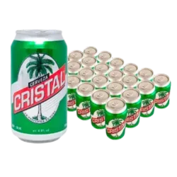 Cerveza cristal 24u