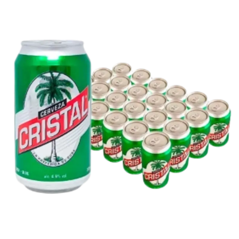 Cerveza cristal 24u