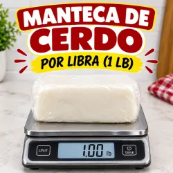 Manteca de cerdo x lb