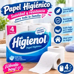 Papel higiénico(4u)