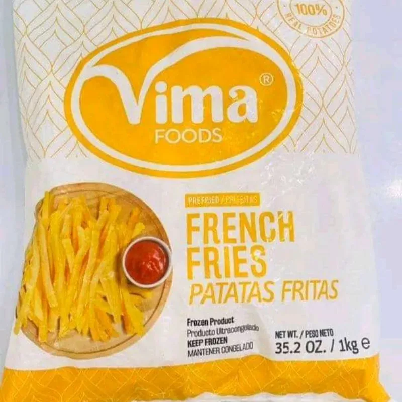 Paquete papas prefritas 1kg 