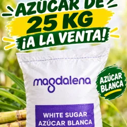 Saco de azucar blanca 25 kg