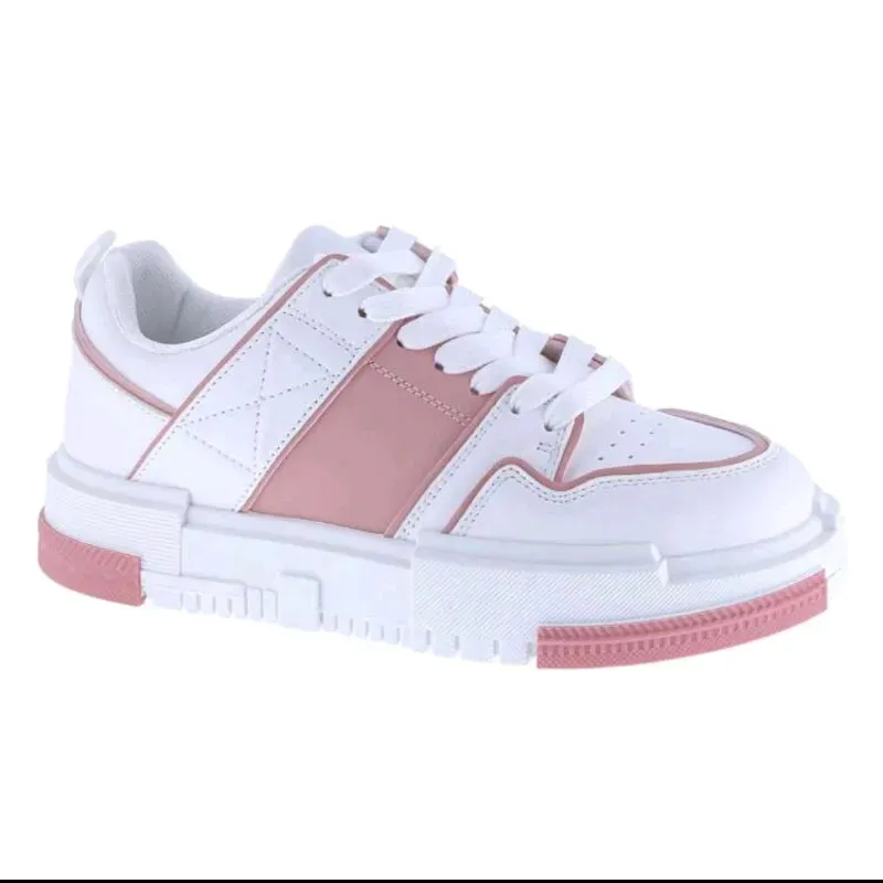 Tenis de moda para dama suela gruesa 