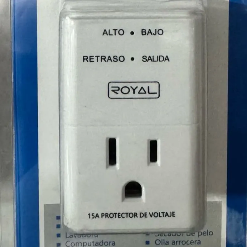 Regulador de voltaje 110v Royal sencillo