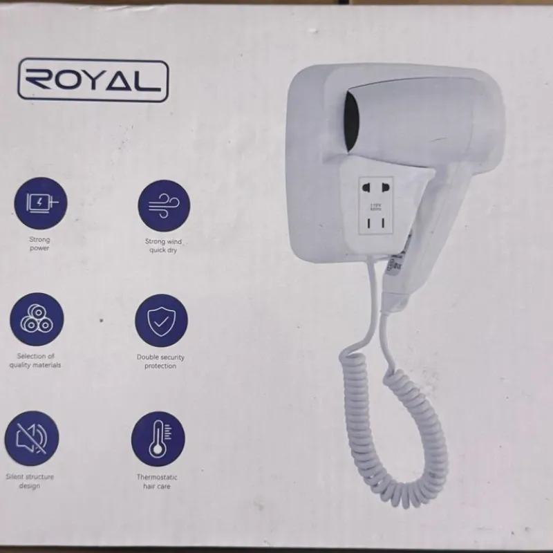 Secadora de pelo para baño Royal
