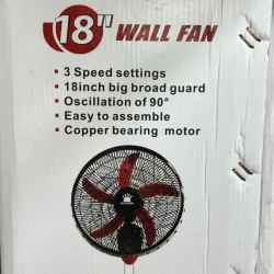 Ventilador de Pared 18 pulgadas