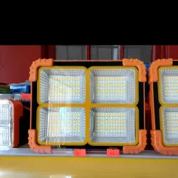 Lámparas recargables con panel 