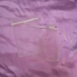 Bolsas de organza blancas