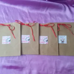 Bolsas de papel kraft decoradas