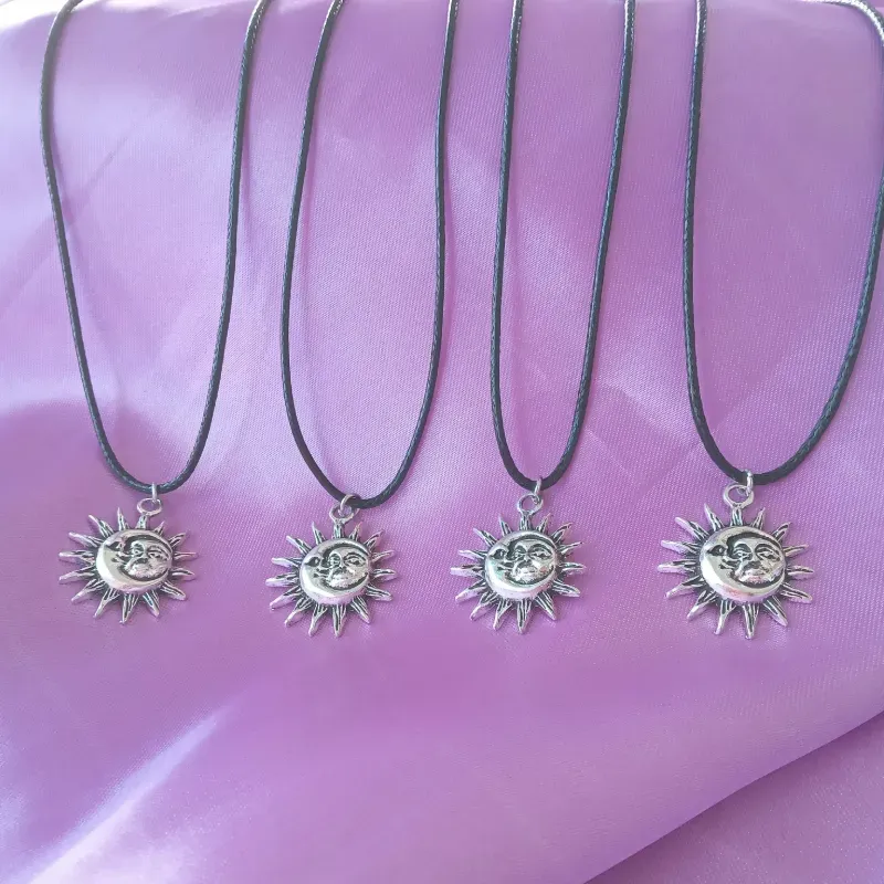 Collar luna y sol