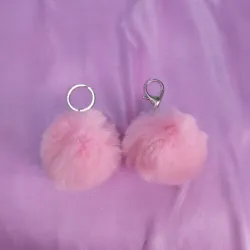 Llaveros Pompones