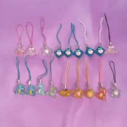 Llaveros con dijes kawai