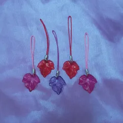 Llaveros de hojas 
