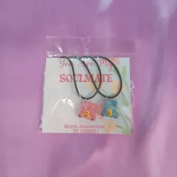 Pareja de collares de ositos