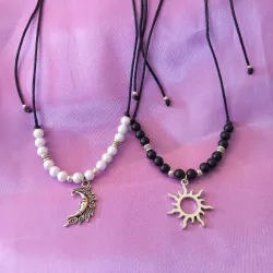 Pareja luna y sol