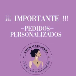 Pedidos personalizados