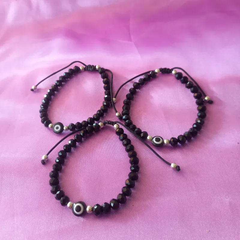 Pulsera ajustable swarovski negro