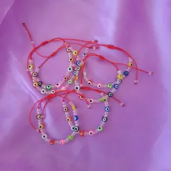 Pulseras 9 ojos turcos