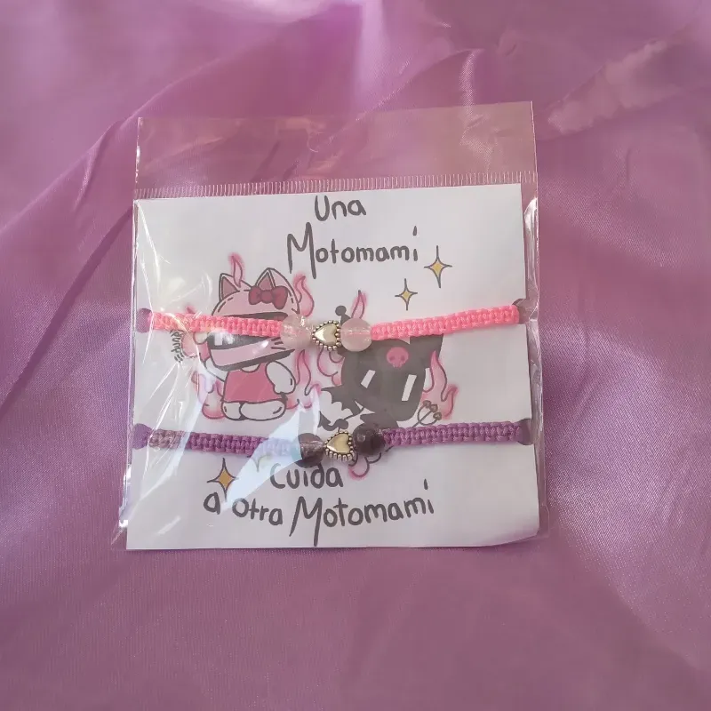Pulseras amigas Kuromi · Hello Kitty