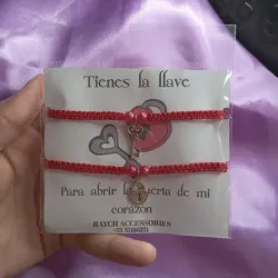 Pulseras candado y llave